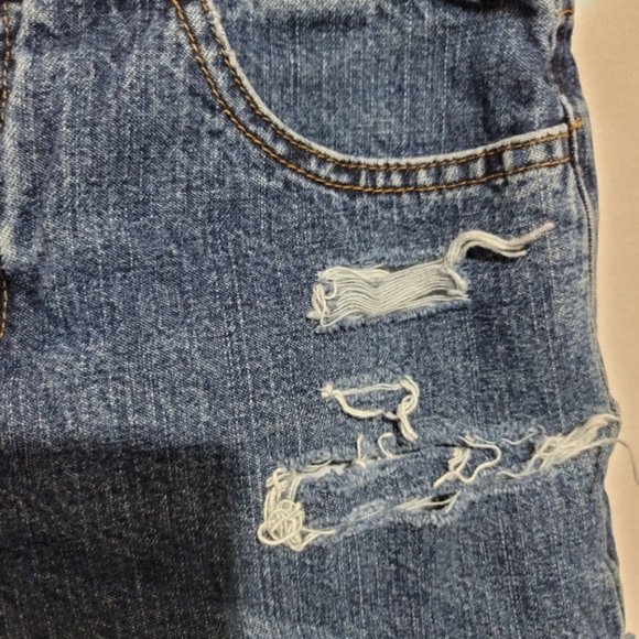 vtg lei dark wash cut off jean shorts size 3 vinta - Picture 5 of 11